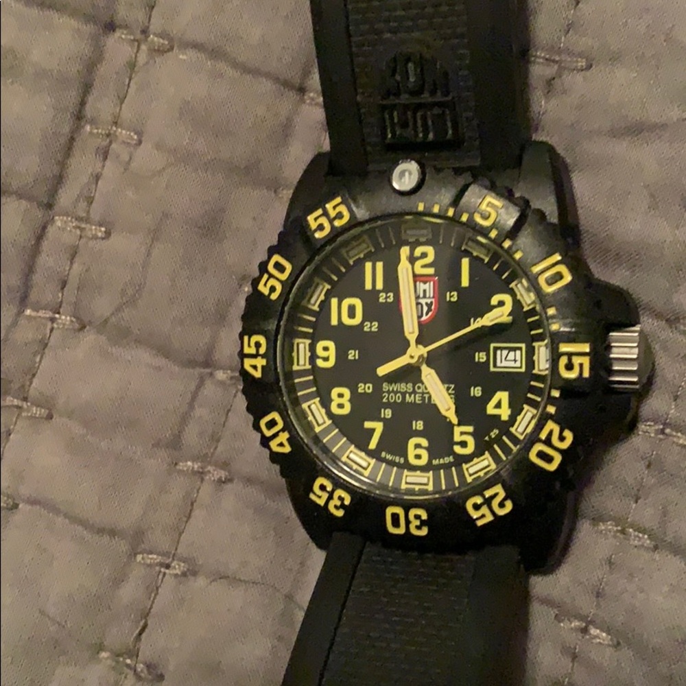 38mm luminox navy seal watch Swiss made
